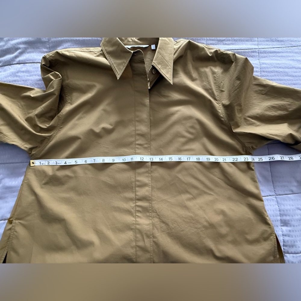 CARLA ROCKMORE Olive Tuxedo Shirt - Picture 8 of 8